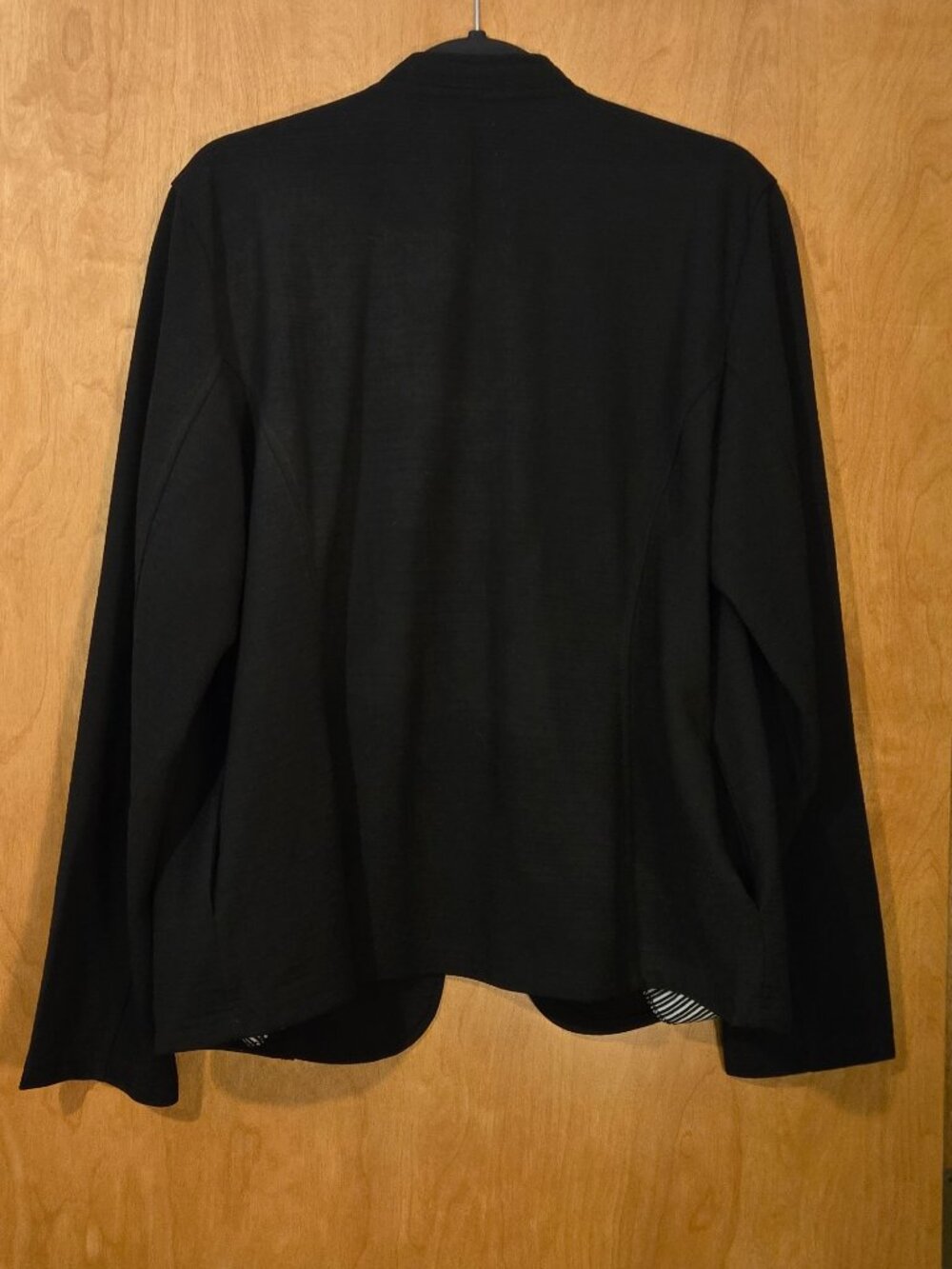 Maurices Plus Size XXL Black Military Style Blazer open-front Lightweight Casual - Picture 3 of 11